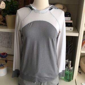 Athleta Hooded Active Top